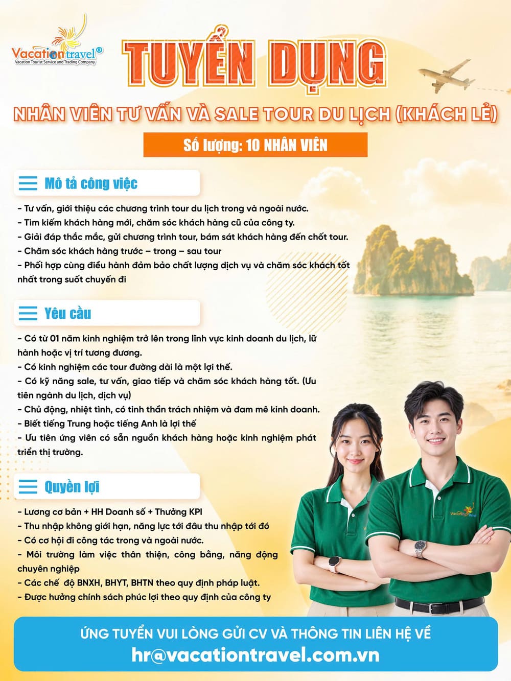 2. NHÂN VIÊN TƯ VẤN – KINH DOANH TOUR KHÁCH LẺ